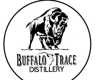 Buffalo Trace Barrel Head stencil  19" circle