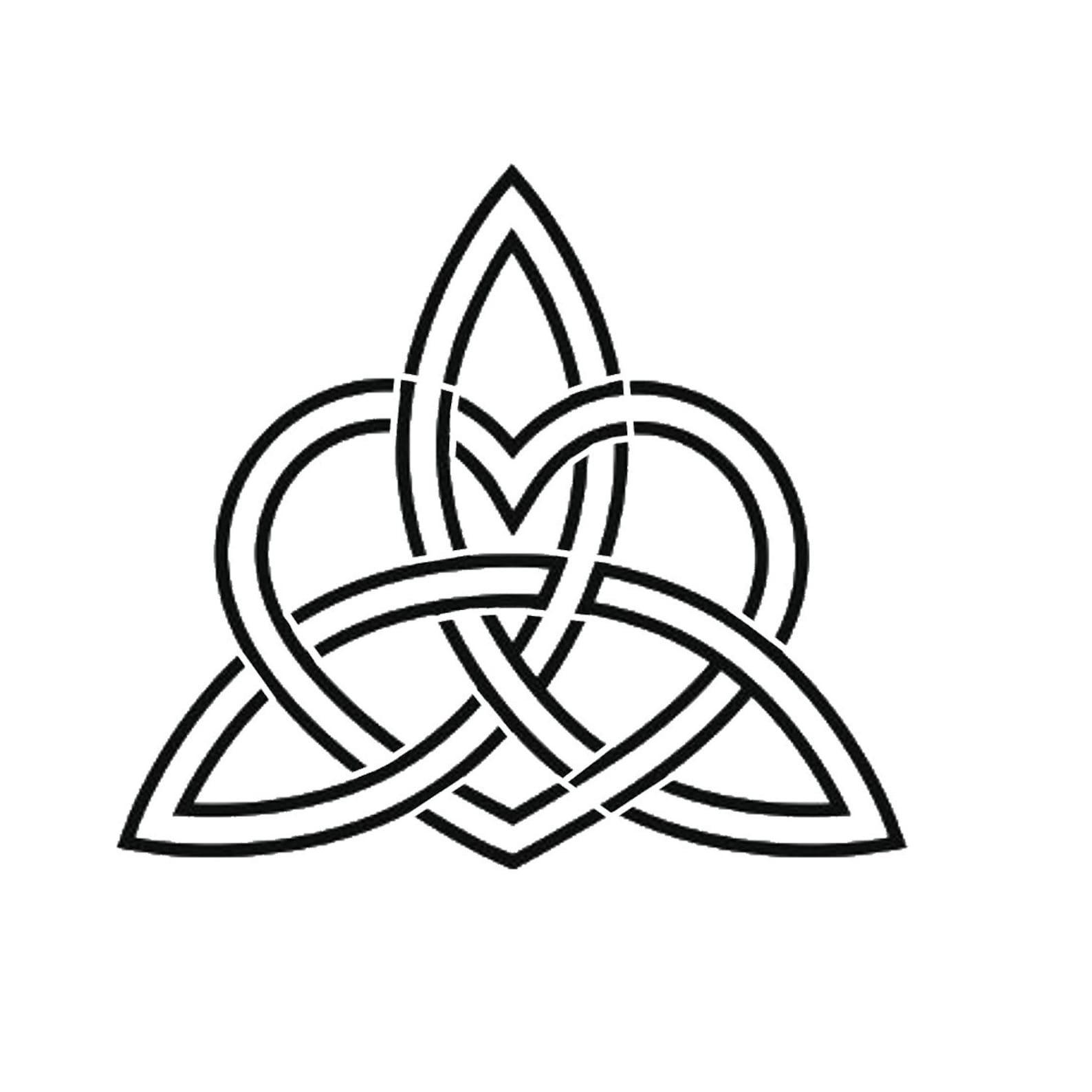 Кельтский узел трикветр древнее