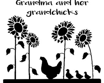 grandma and her gradchicks