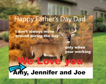 Father's Day Gift - Custom sign for the yard - Fathersdaygift