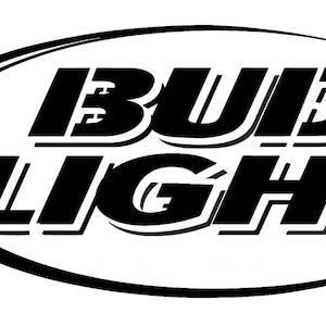 Bud Light stencil multiple sizes