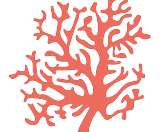 Coral Stencil - Etsy
