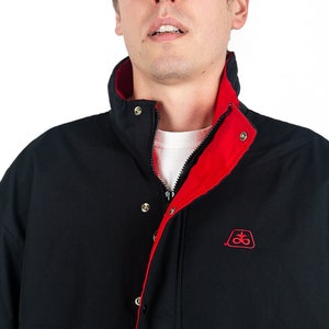 Vintage 80s King Louie Pioneer Seed Corn Full Zip Bomber Jacket Size XL Union Made in the USA