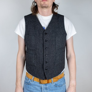 Johnson woolen mills vest best sale