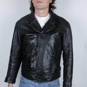Vintage Belstaff Black Prince Short Cropped Leather