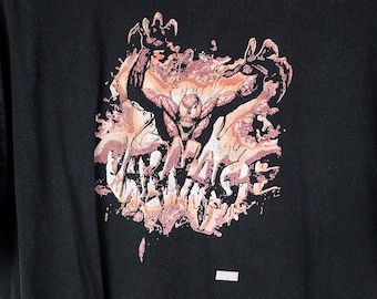 Vintage 90s Distressed Faded Spider-Man Carnage T-shirt Size M