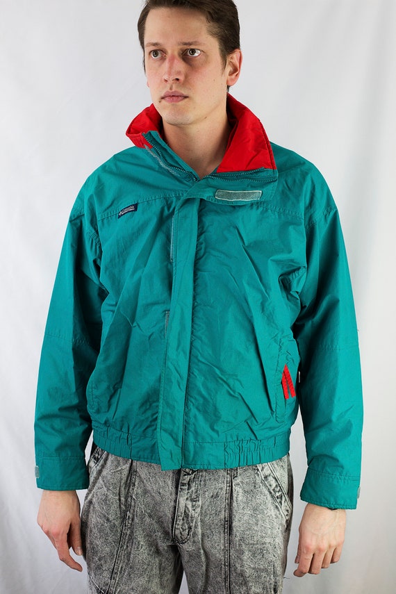 teal columbia jacket