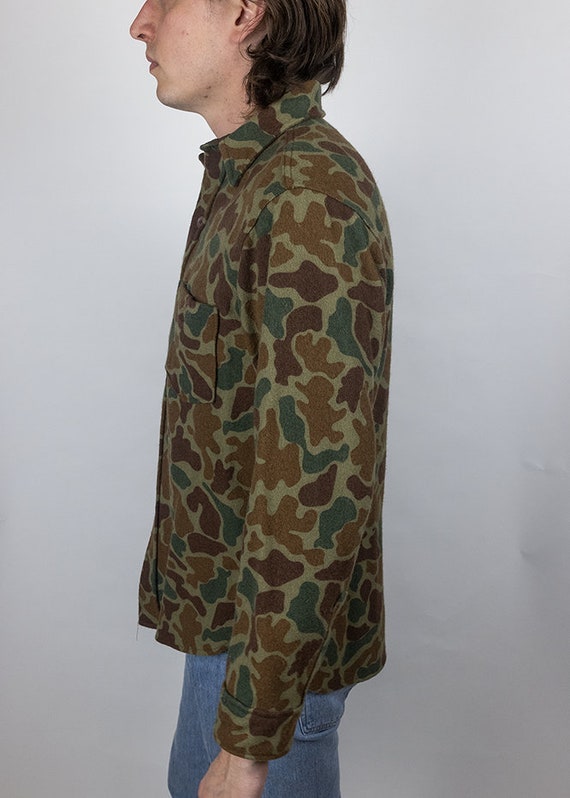 80s woolrich wool jacket duckhanter camo Vintage 80s Woolrich Duck