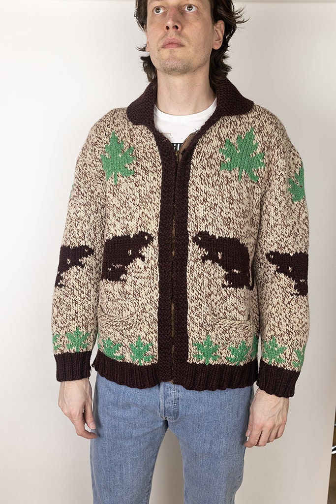 トップス COWICHAN KNIT OUTER windandsea L Cowichan Sweater - Beige/Brown | Nepenthes New York