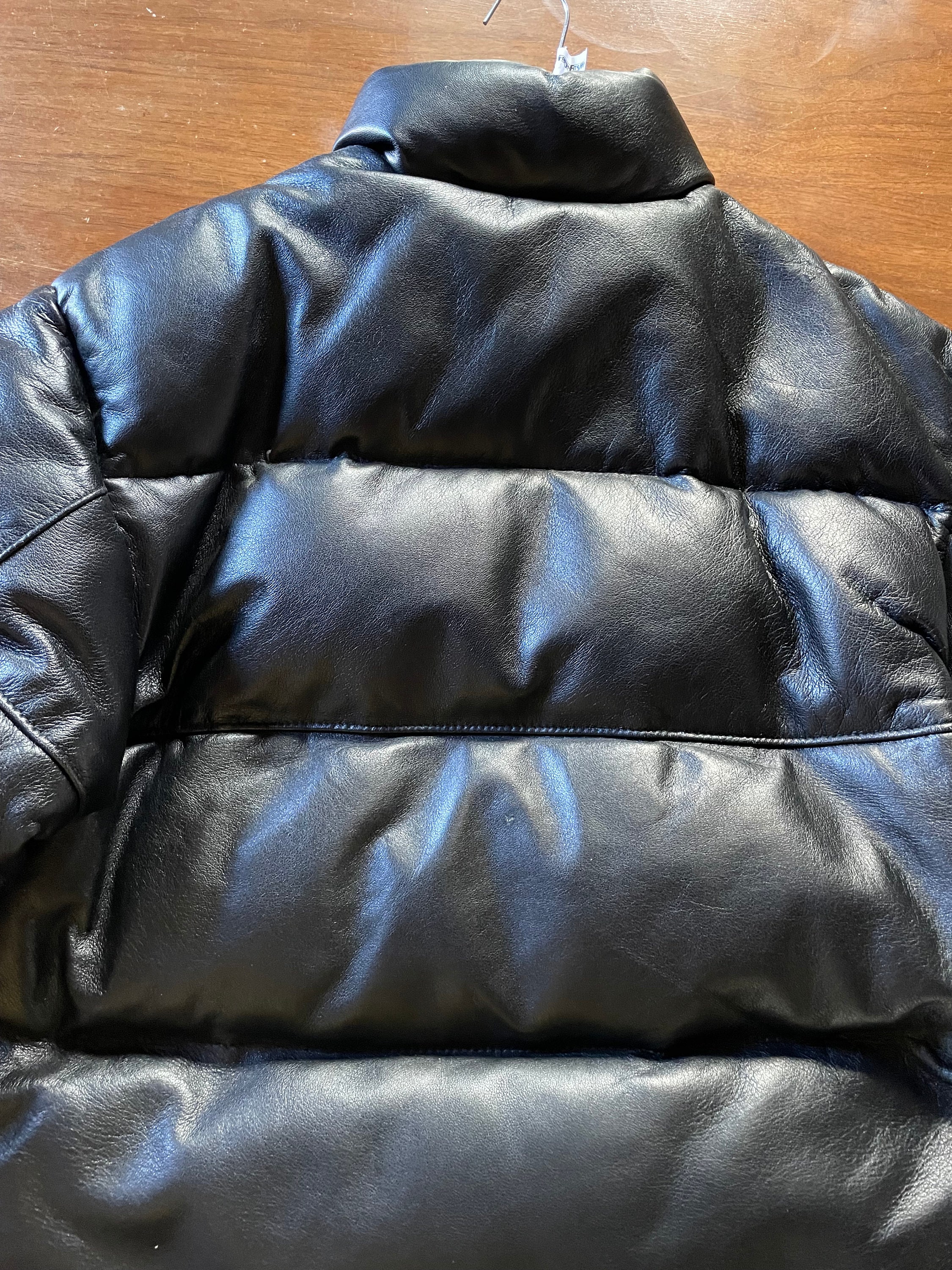 Vintage Schott 214D Lambskin Leather Down Bomber Puffer Vintage Schott 214D Lambskin Leather Down Bomber Puffer