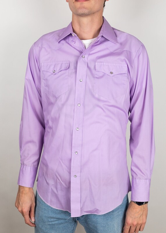 lavender western shirt