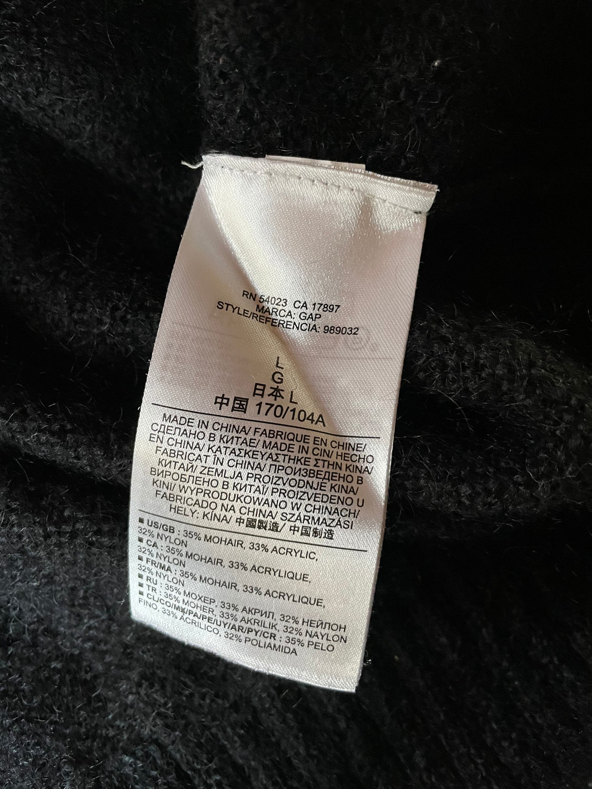 Vintage Y2K Gap Designed & Crafted Monochrome Two Tone