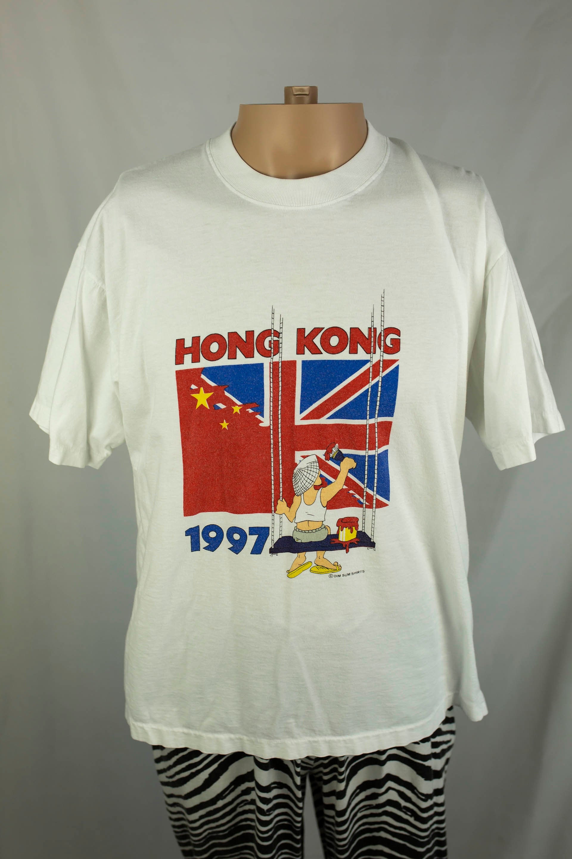 Vintage 90s Kong Handover UK China T-shirt Size XL Etsy Israel