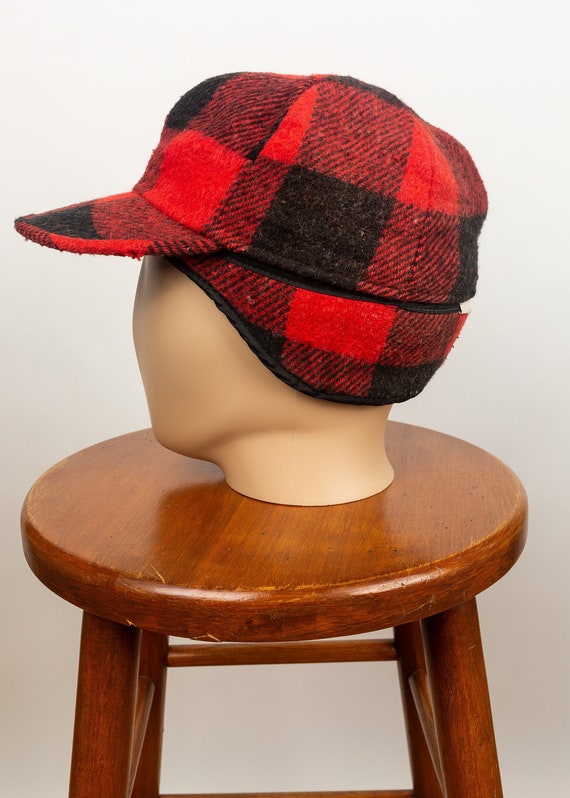 Red Hunting Hat With Ear Flaps