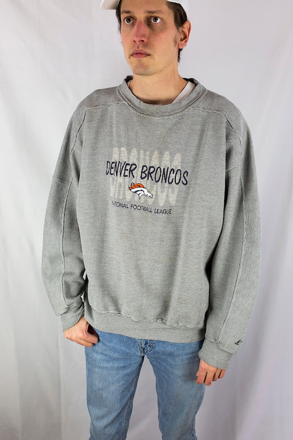 Vintage 90s Logo Athletic NFL Denver Broncos Textu