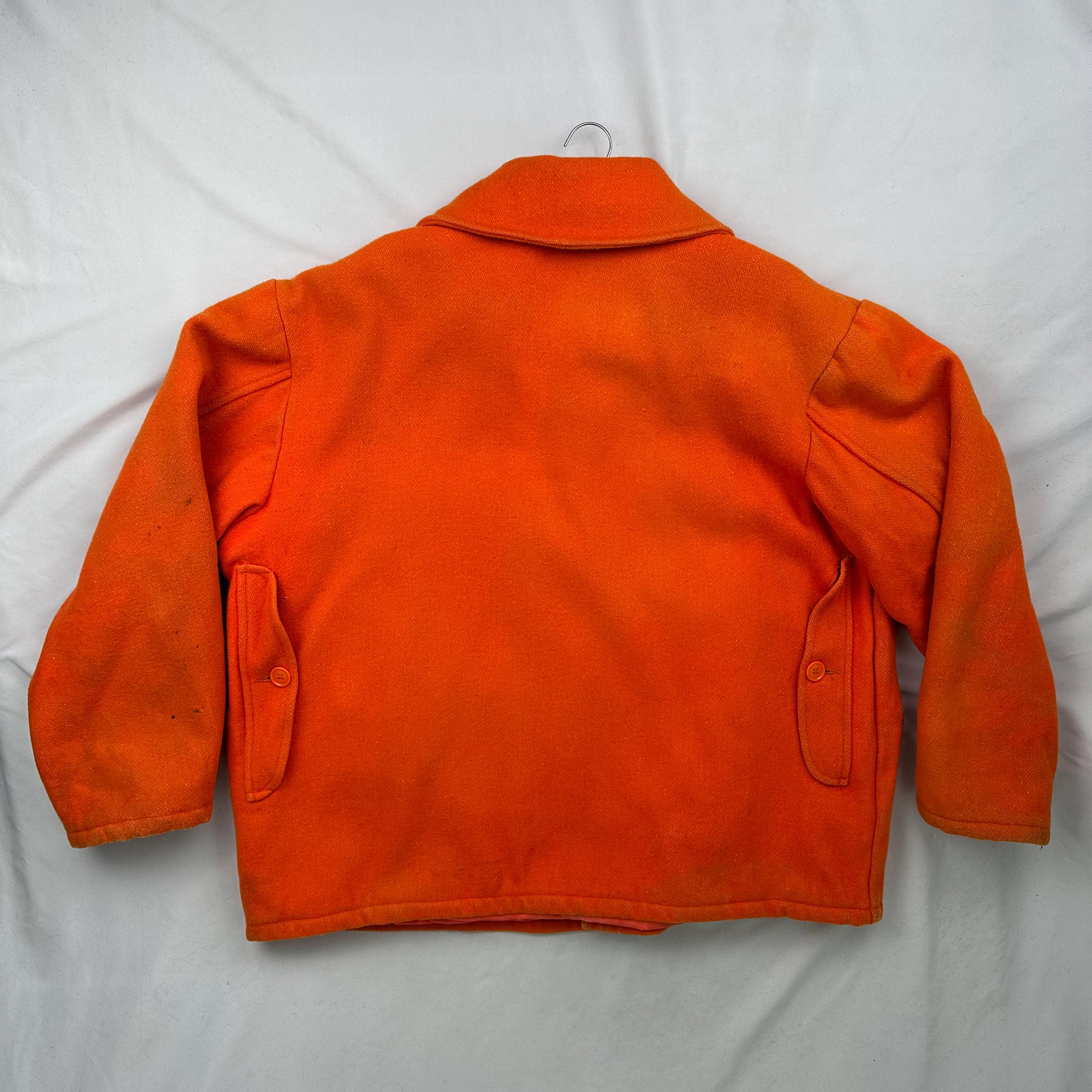 Vintage 80s Bemidji Woolen Mills Insulated Mackinaw Wool Blaze