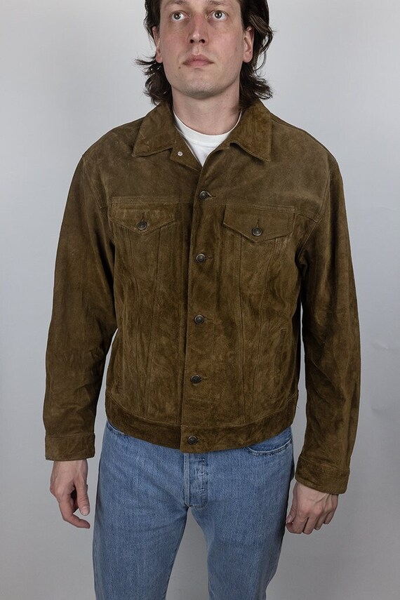 Gap suede best sale jacket