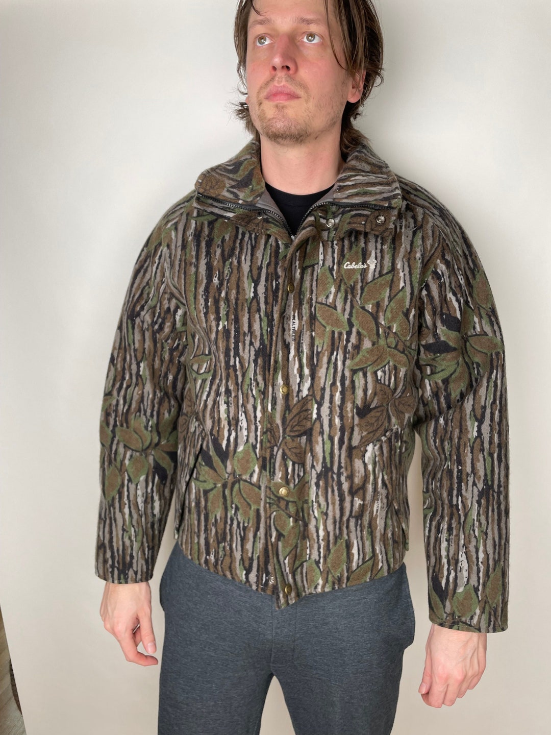 Vintage 80s-90s Cabela's Realtree Thick Wool Gore-Tex - Etsy 日本