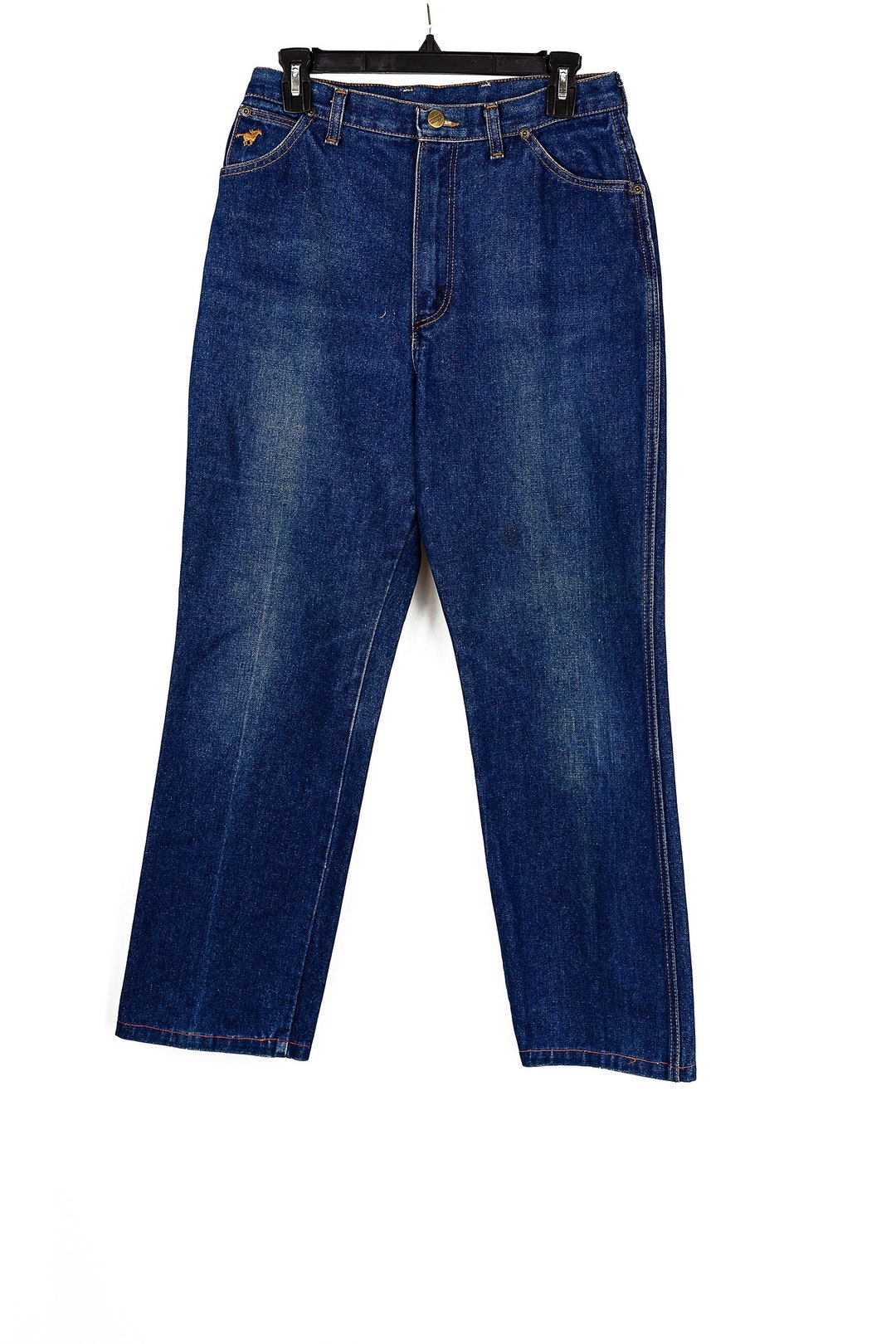 PONGOさん専用です　70年代 Wrangler MADE IN U.S.A Vintage 70s 80s Blue Wrangler Cowboy Cut Bootcut Denim Jeans 36x36