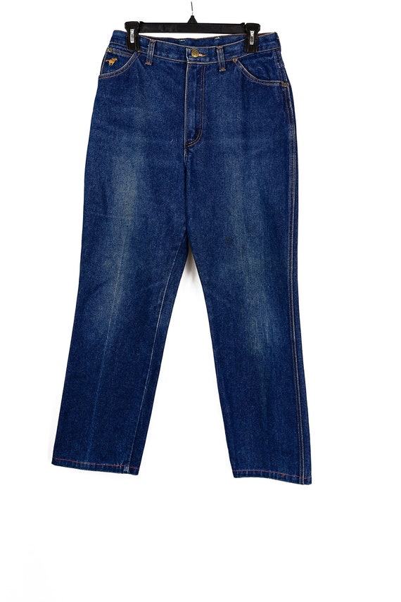 パンツ WRANGLER DENIM pants VINTAGE W34  USED Vintage 80s 90s Wrangler Mens 34x32 Thrashed Straight Leg