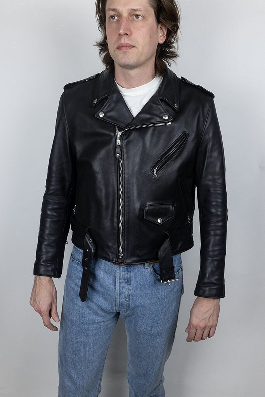 Vintage Y2K Schott Bros. Perfecto Steerhide Leather 618 Black Vintage Y2K Schott Bros. Perfecto Steerhide Leather 618 Black