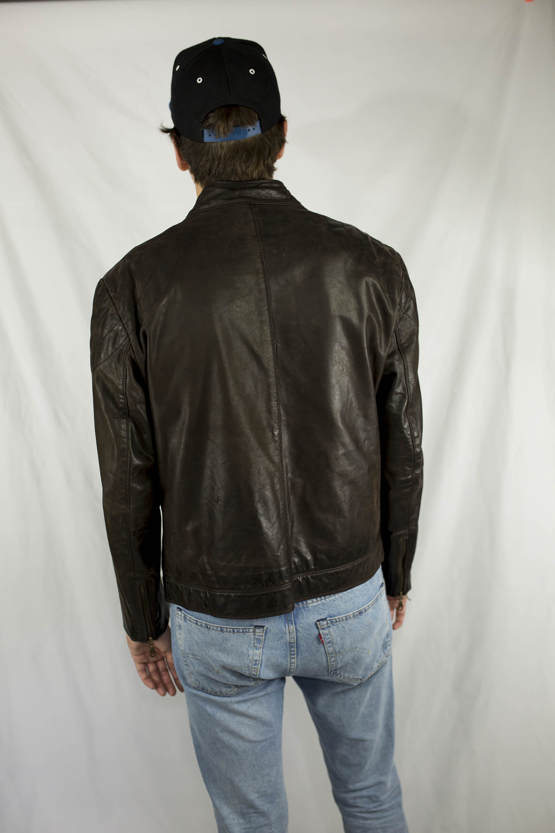 Vintage 90s Wilson's Leather M. Julian Slim Cafe Racer Vintage 90s Wilson's Leather M. Julian Slim Cafe Racer