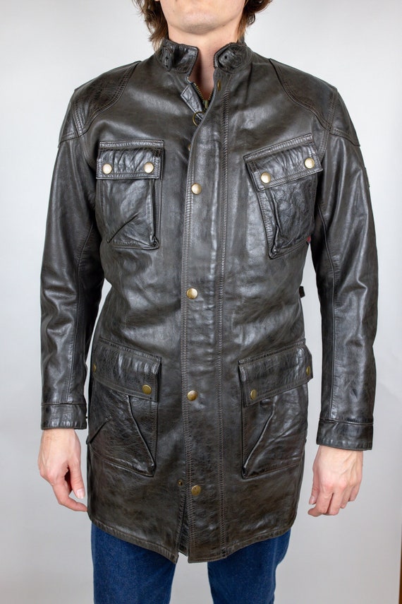 Vintage Extra Long Belstaff Trialmaster Panther Tr