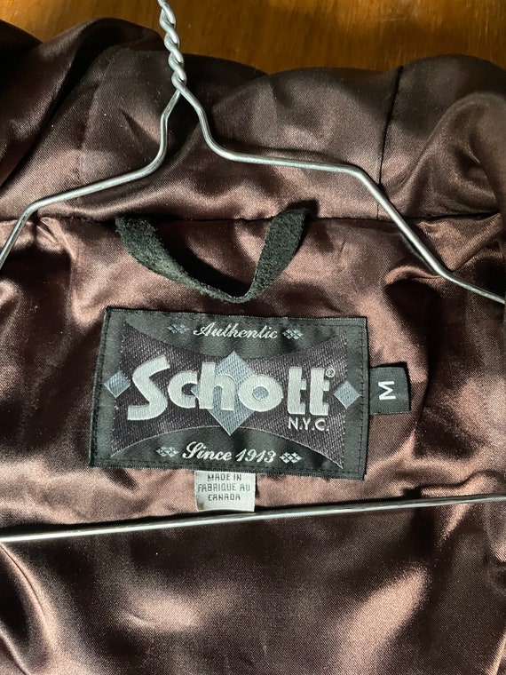 Vintage Schott 24oz Toggle Button Double Shoulder… - image 4