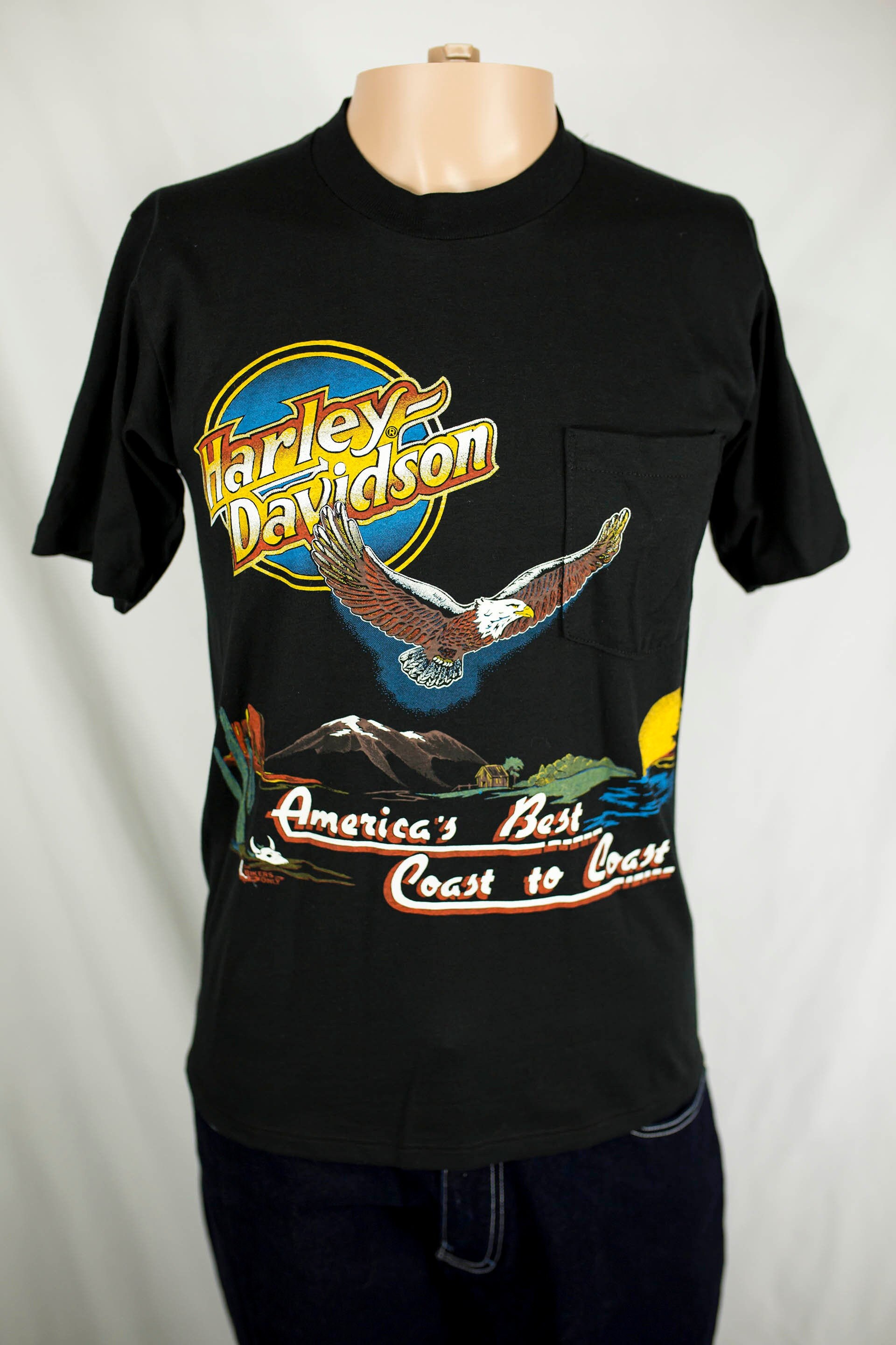 Vintage 80s Harley Davidson America's 