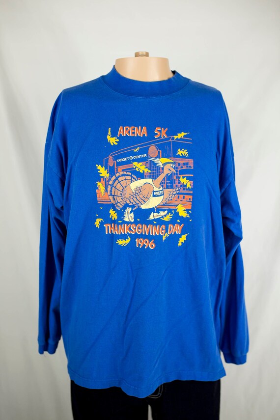 Vintage 1996 Target Center Arena 5k Thanksgiving T