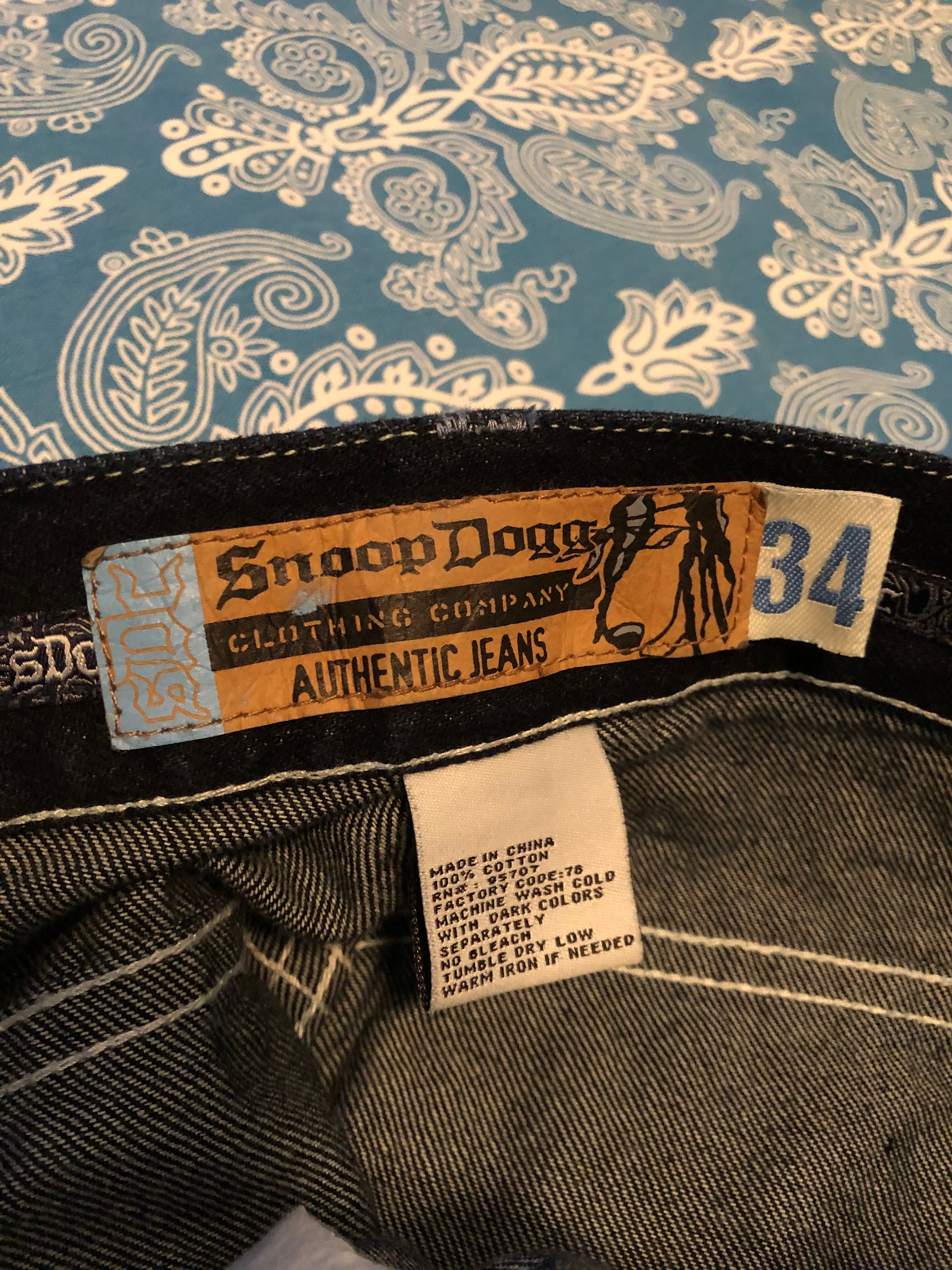 SnoopDogg Jeans SDC つなぎ 3XL / オールインワン Vintage Snoop Dogg Clothing Company SDC Dark Wash Denim Jacket and