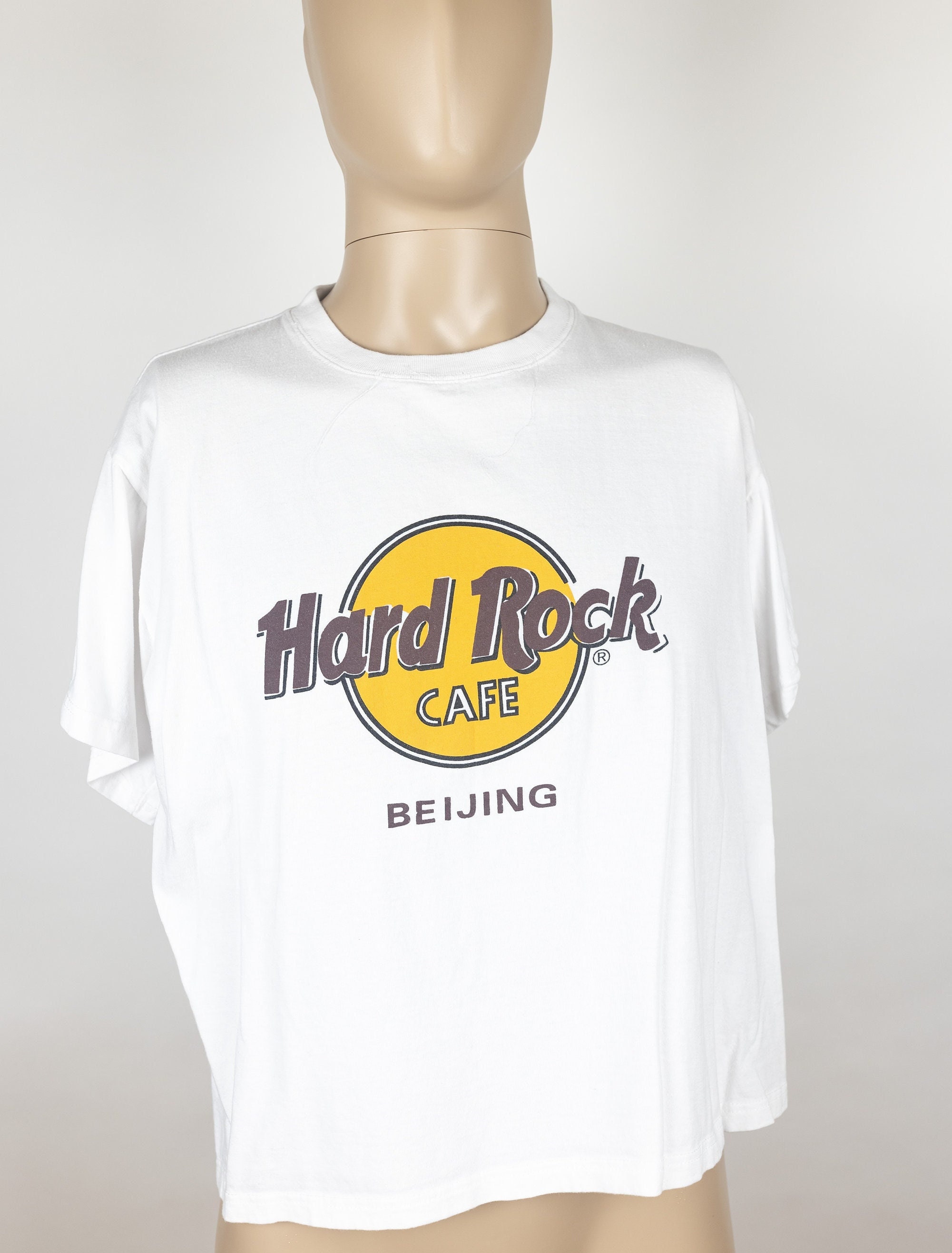 demonstration konsol Suradam Vintage 90s Hard Rock Cafe Beijing China T-shirt Size XL - Etsy