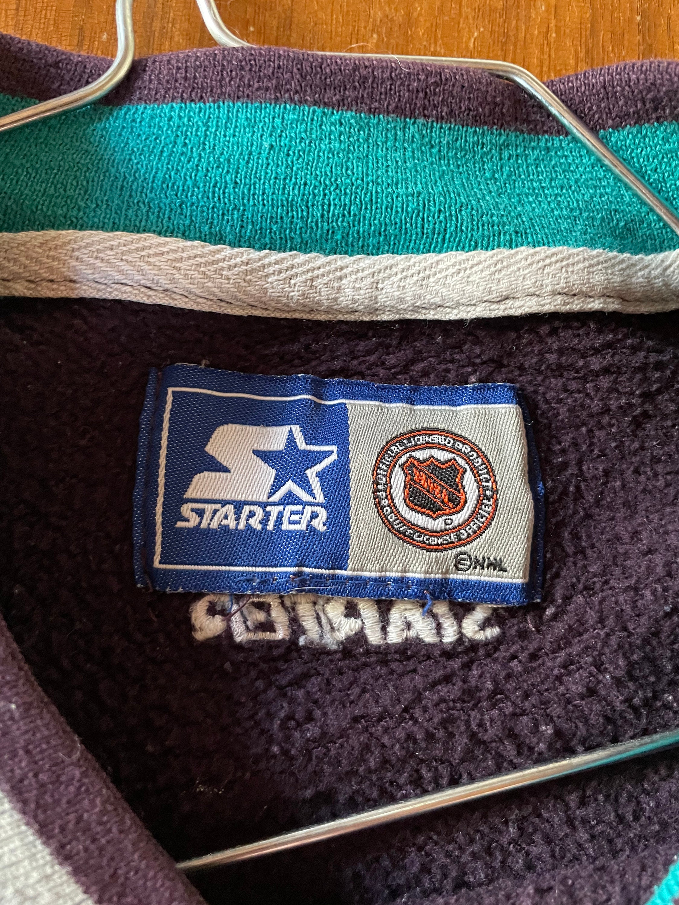 Vintage 90s Starter NHL Anaheim Mighty Ducks Crewneck - Etsy