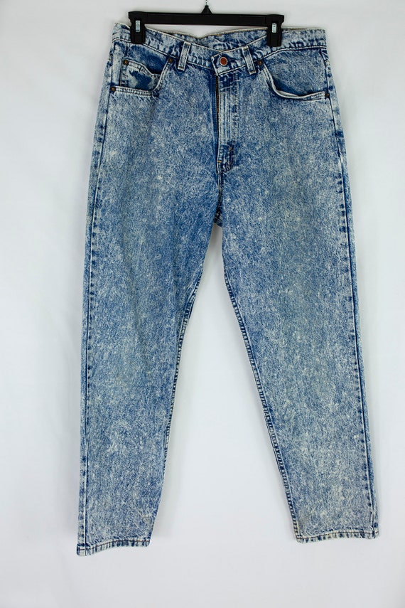 Vintage 80s Britannia Acid Wash Tapered Leg Jeans 