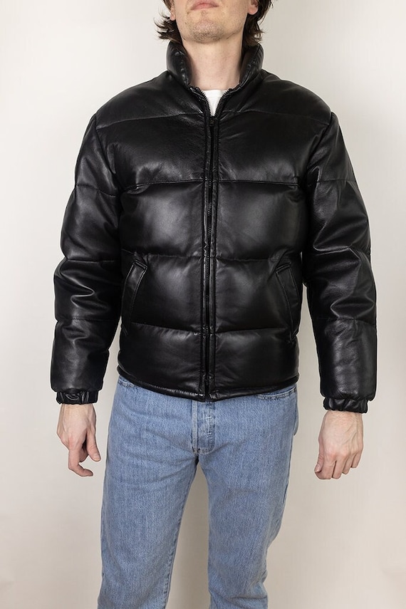 Schott LEATHER DOWN JACKET 36