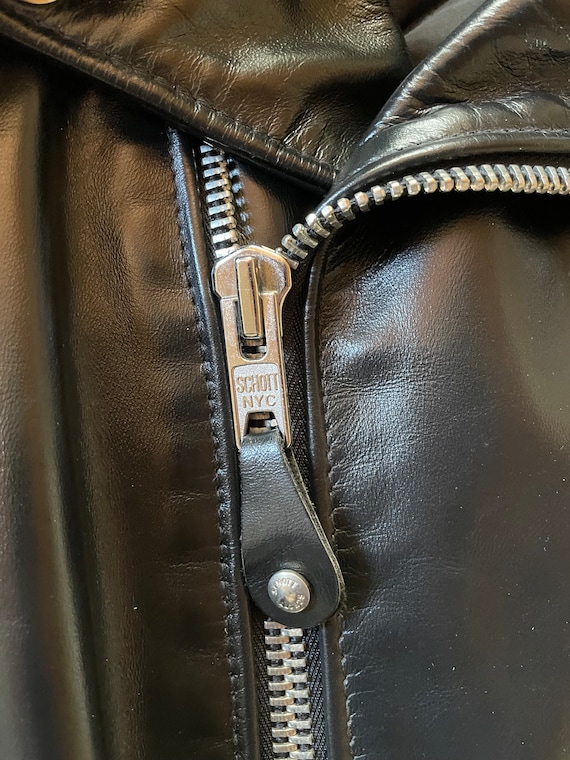 Vintage Schott Perfecto Horsehide Leather 618HH 618 Black Vintage Schott Perfecto Horsehide Leather 618HH 618 Black