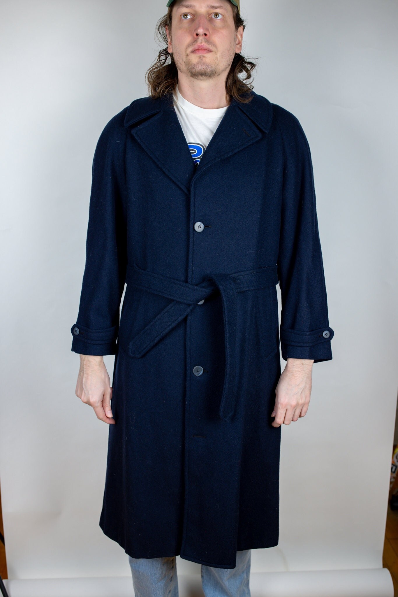 70s Belted Wool Coat - Etsy 70s Belted Wool Coat - Etsy