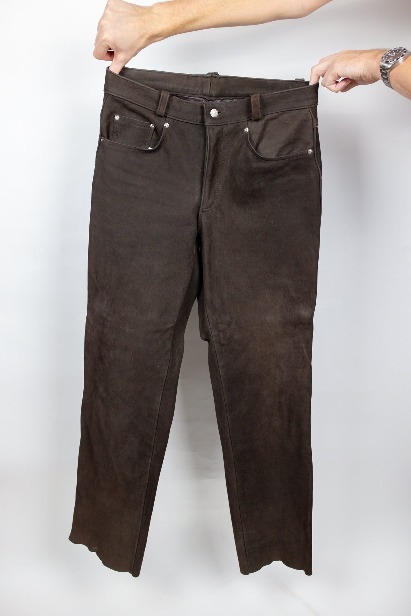 最終値下げschott 600 leather straight pants Schott 600 Straight Leather Pants Biker Riders USA 28 Riders