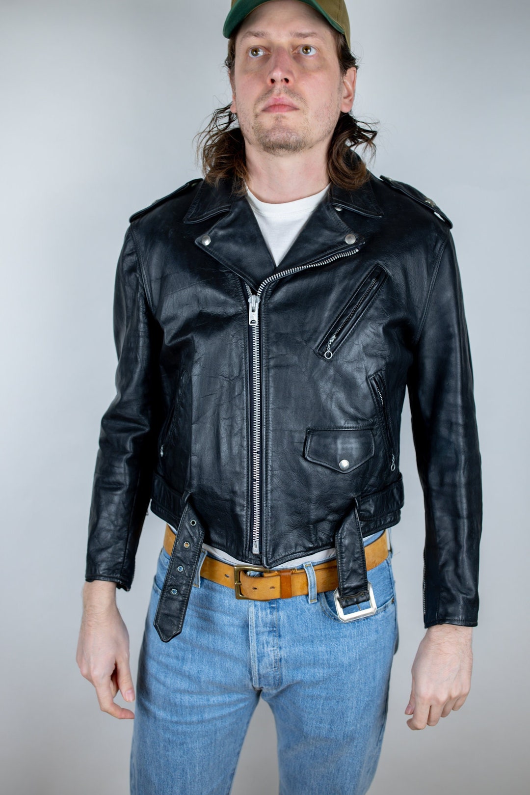 GRAIL 50s-early 60s Vintage Schott Bros. Perfecto Steerhide