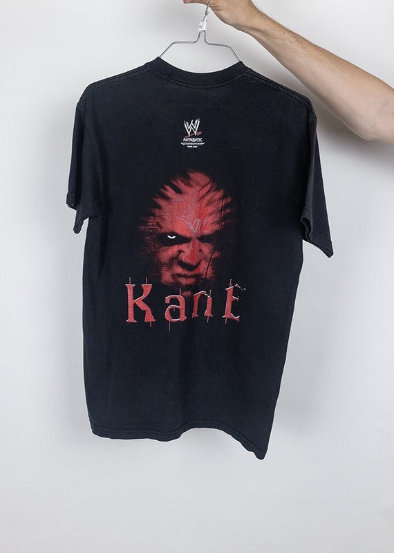 Vintage Y2K WWE Kane Unmasked Face Your Fear Wrestling T