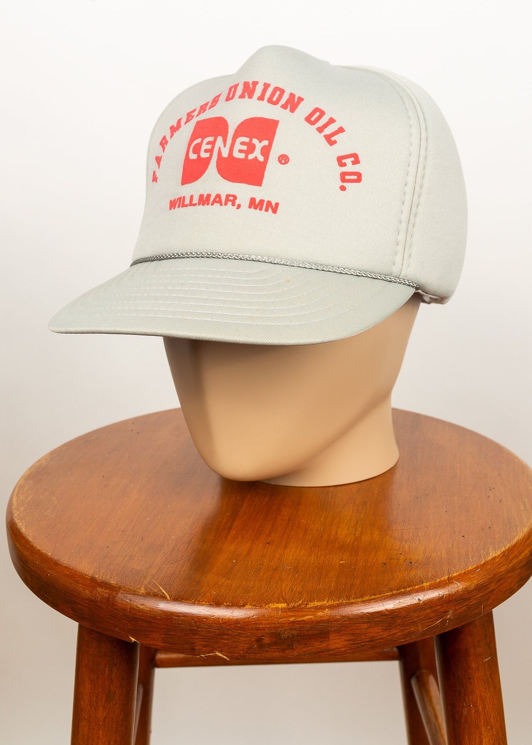 Vintage 80s Cenex Farmers Union Oil Co. Willmar Minnesota Foam Cord