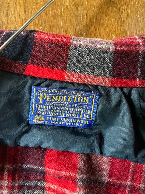 Vintage 80s Pendleton Long Sleeve Two Pocket Butt… - image 4