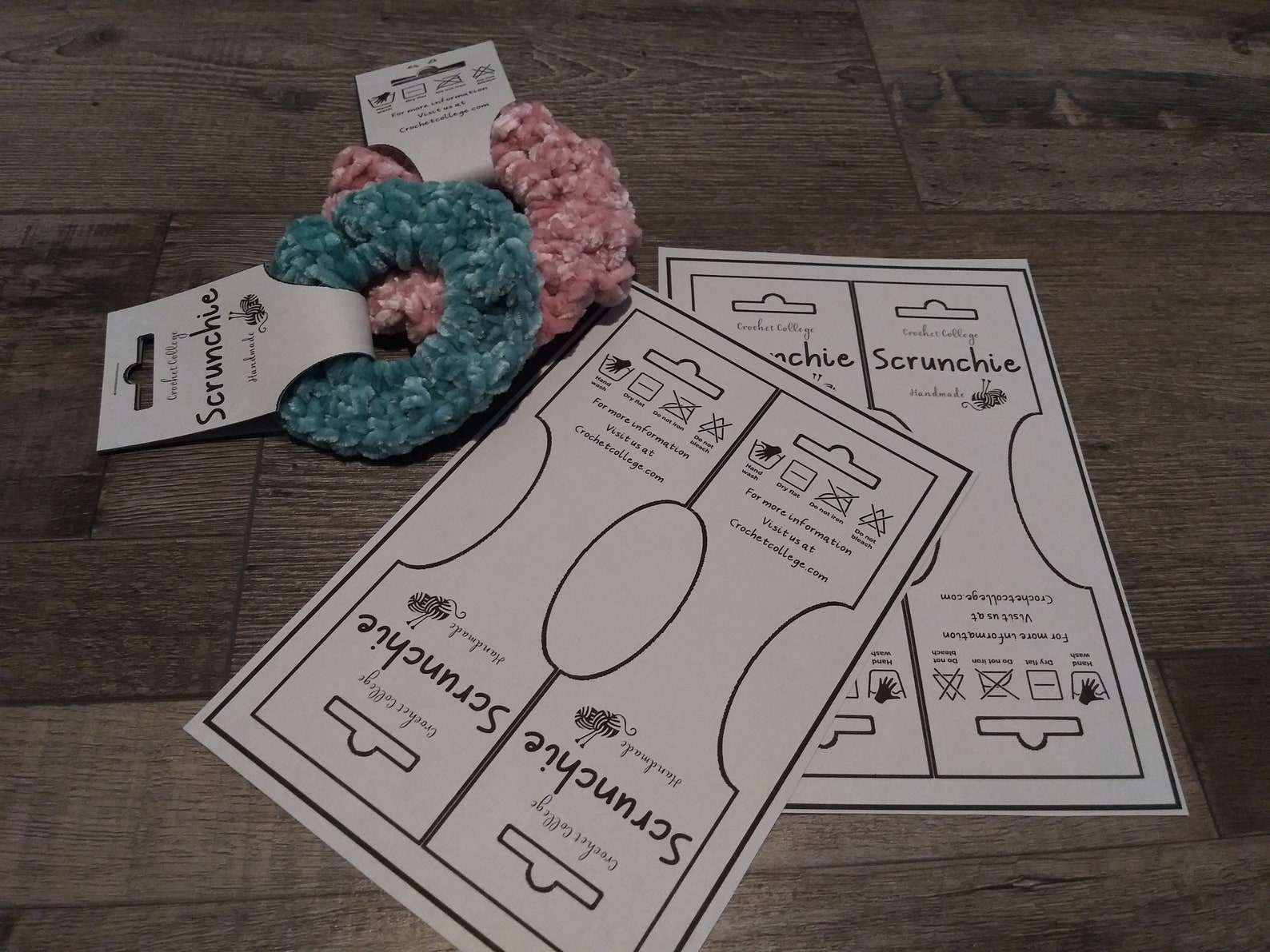 Scrunchie Tag Template | Editable Word Template and PNG File Download ...