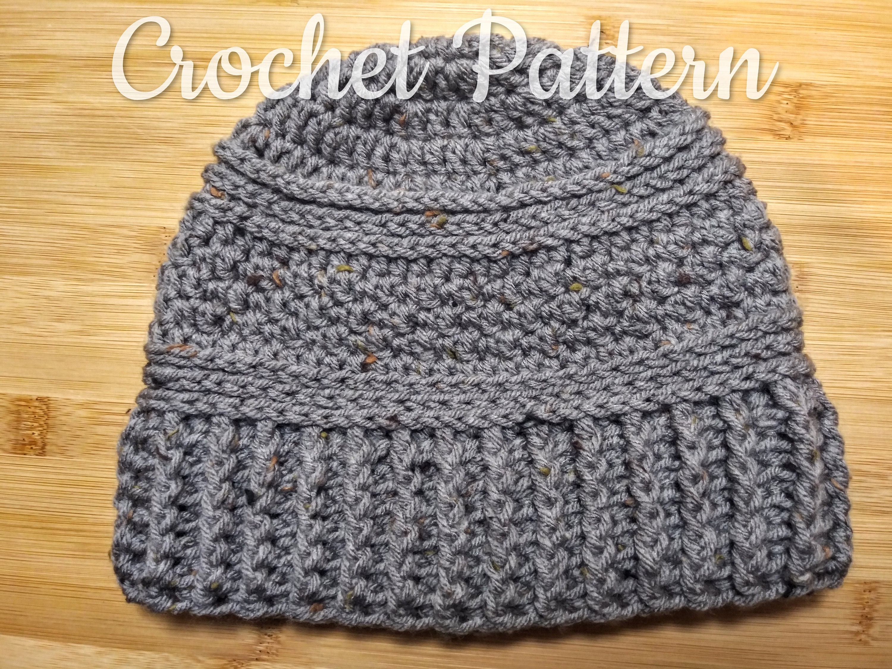 Simple Top Down Crochet Hat Pattern Etsy