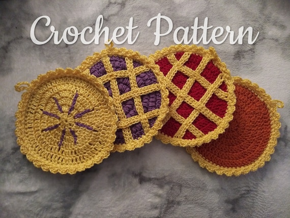 Pie Pot Holder Crochet Patterns