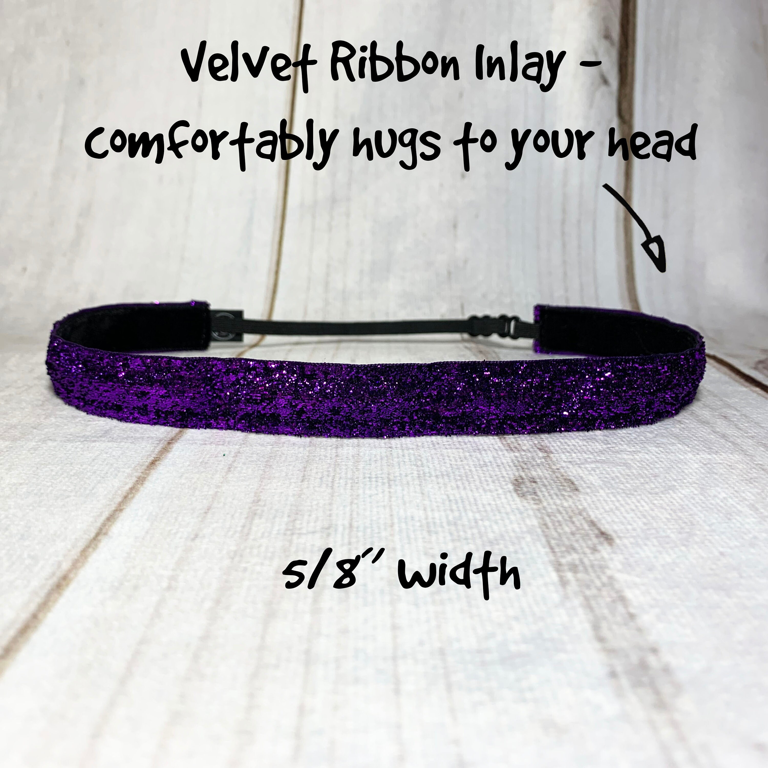 Purple Velvet Ribbon (5/8