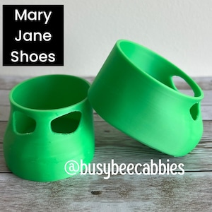 Best Cabbage Patch Kids Shoes GREEN Mary Jane T-Strap Doll / fits 12” CPK Dolls / Over 600 pairs sold!