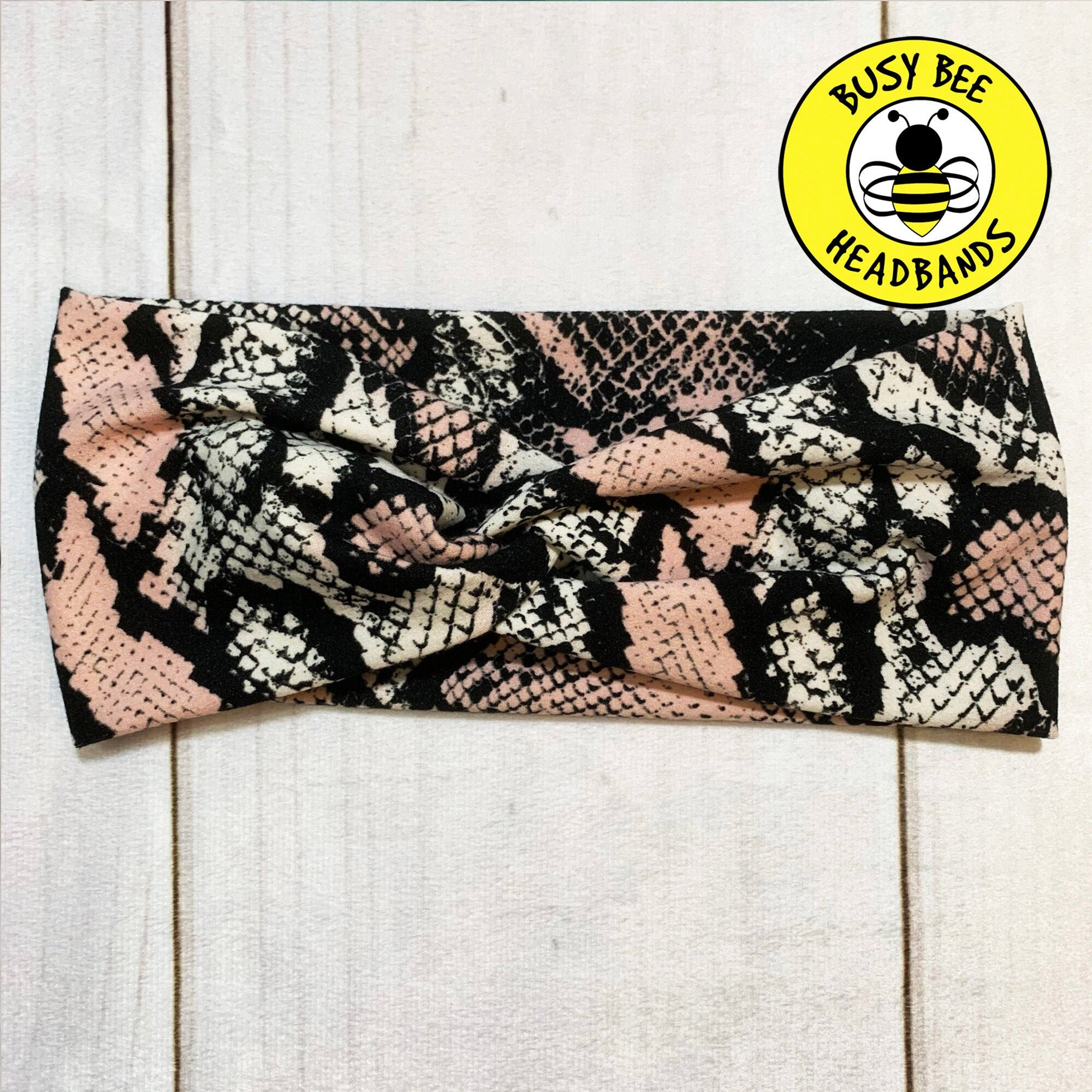 KING COBRA SNAKE Headband Top Knot Headband Twisted Etsy