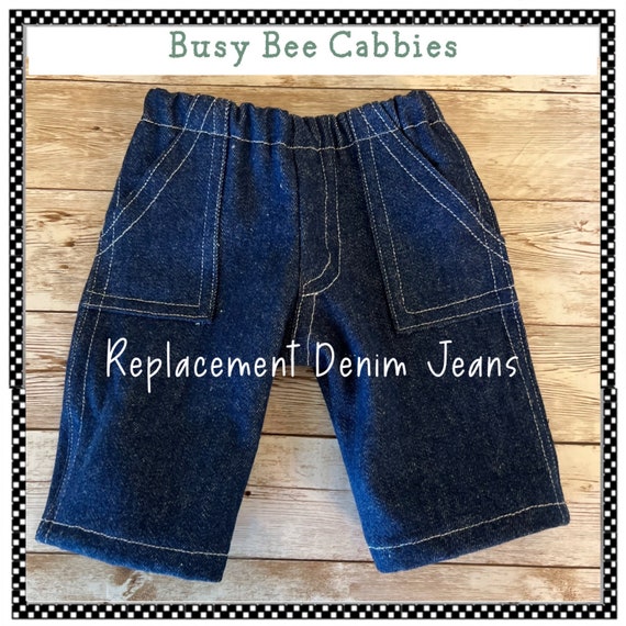 DENIM BLUE JEANS fits 16” Cabbage Patch Kids Dolls *handmade by Busy Bee Cabbies
