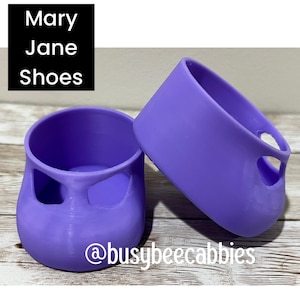 Die besten Cabbage Patch Kids Schuhe, lila Mary Jane T-Strap Puppenschuhe / passend für 30 cm große CPK Puppen / Über 600 Paar verkauft!